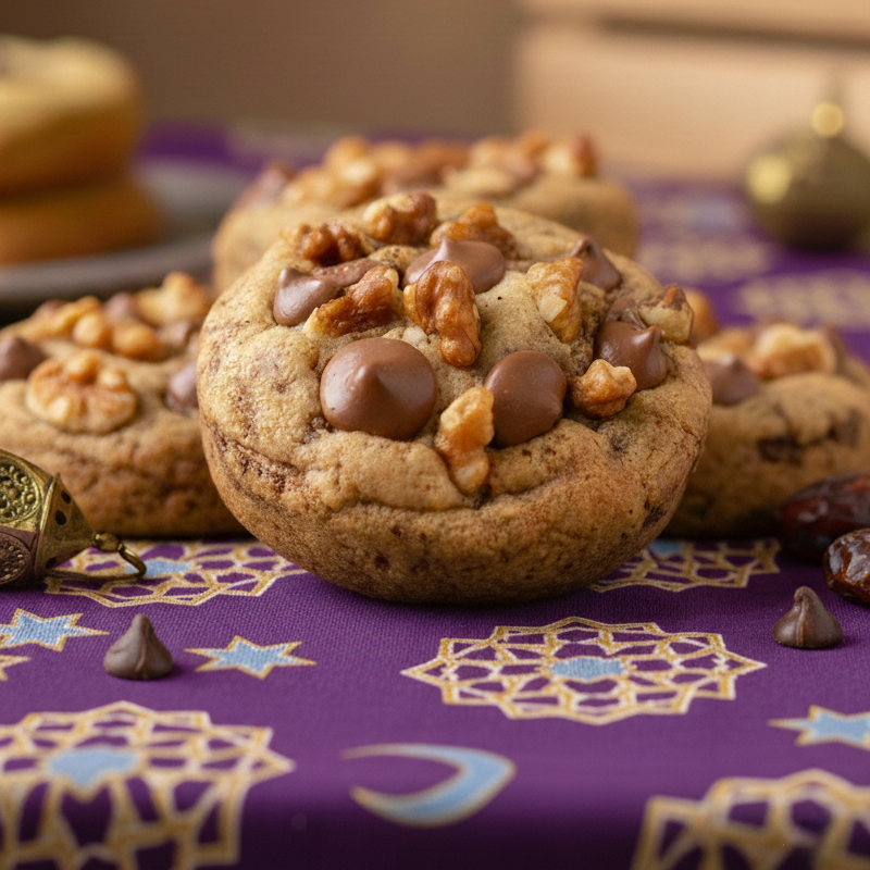 كوكيز القهوة والتمر