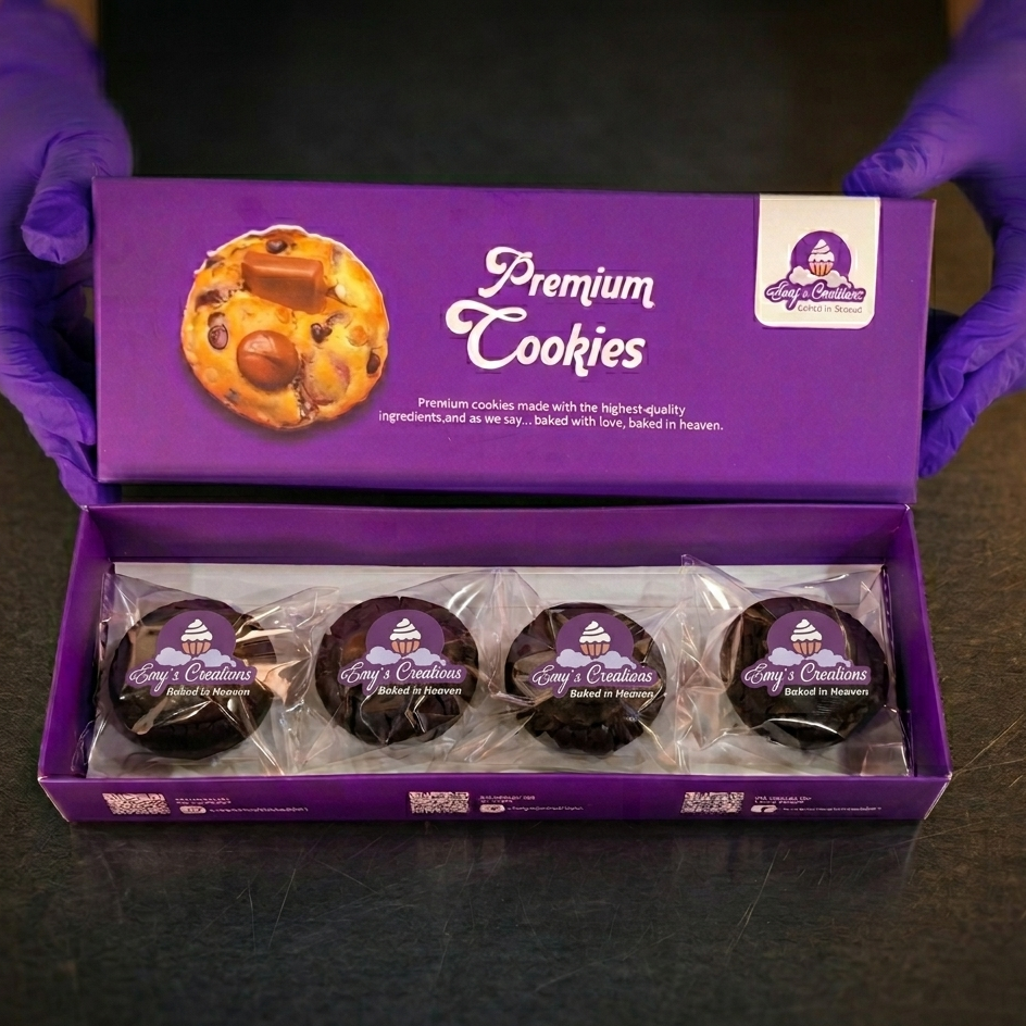 Gluten Free & Egg Free cookies Box