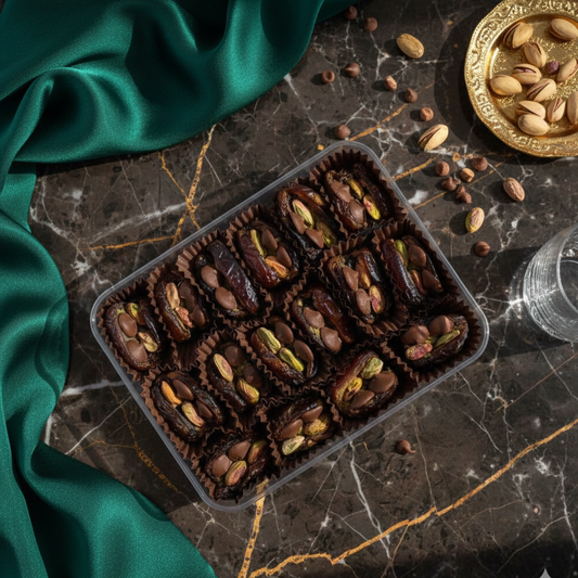 Pistachio Kunafah Mini Dates Box (16 Dates)