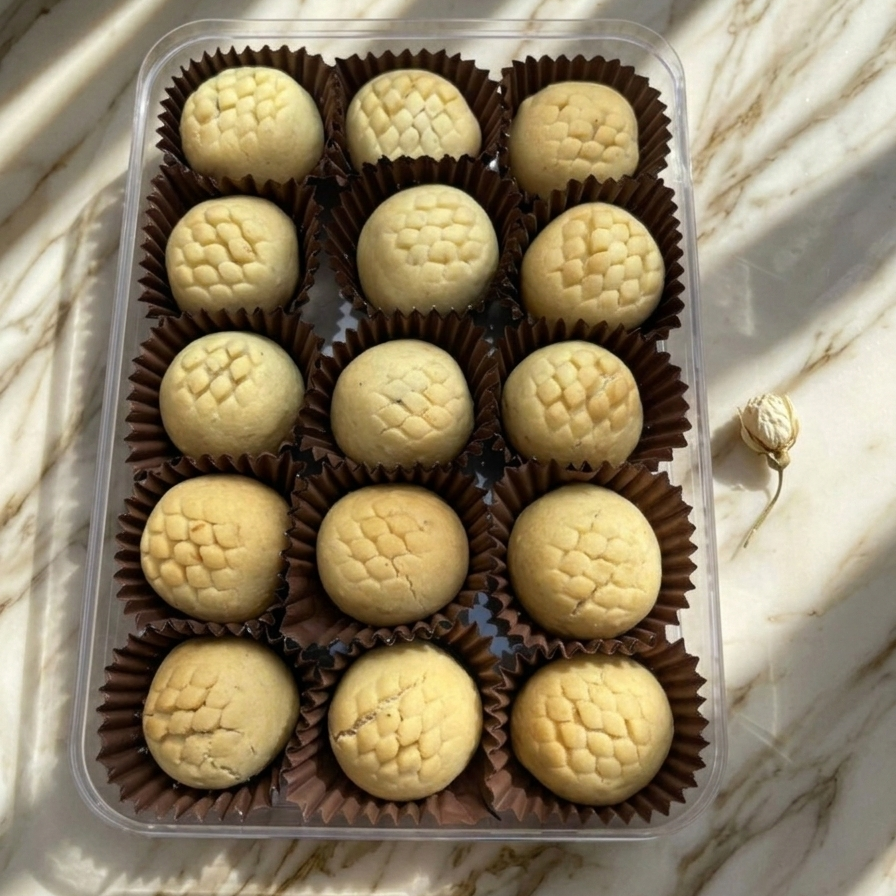 Cashew Stuffed New Zealand Butter Kahk