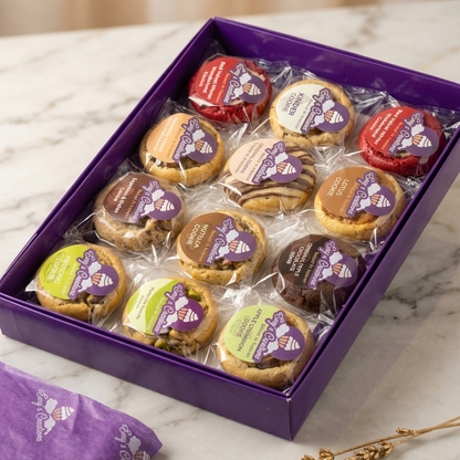 Mini Cookies box - 12 mini Cookies