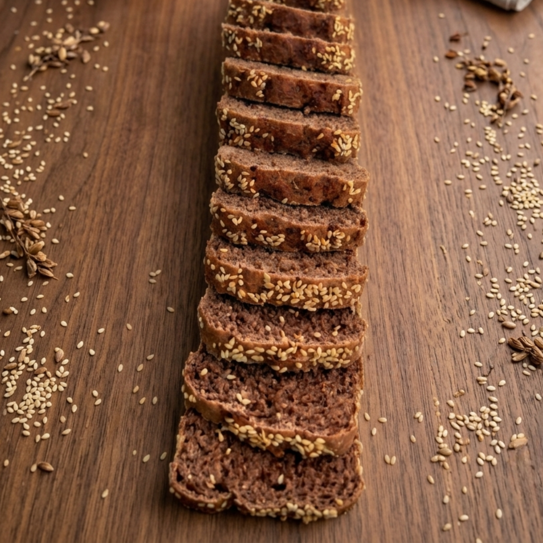 Whole Wheat Sesame Potato Toast